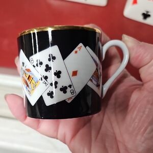 Tiffany & Co. Black and Gold Card Mug